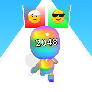 Man Runner 2048 game